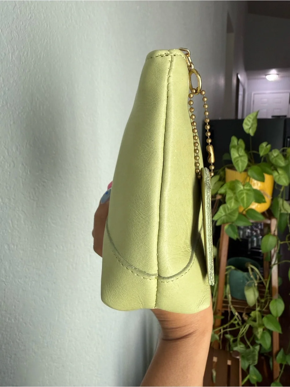 Vintage Coach Large Cosmetic Case 7172 in Lime